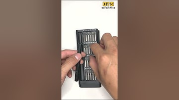 Bộ tua vít đa năng mini Kapusi 24 đầu có nam châm vít thép Nhật, dụng cụ mở sửa chữa điện thoại