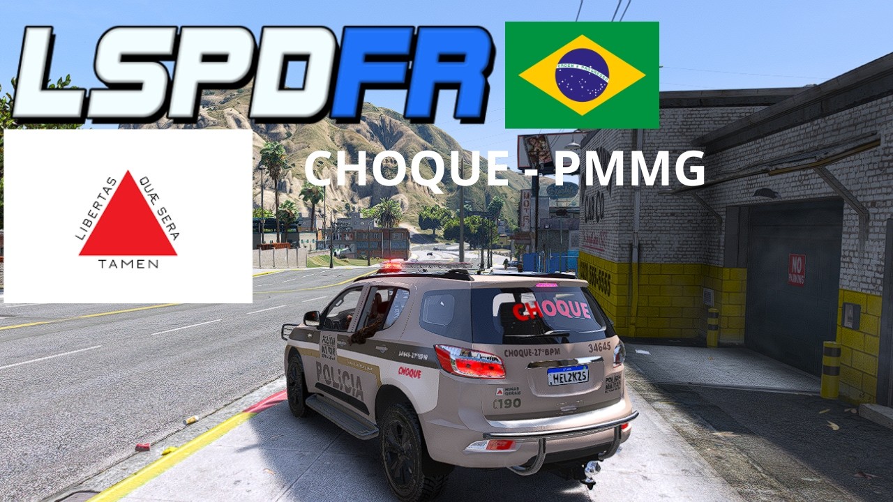 CHOQUE - PMMG - PROCURADO DA JUSTIÇA PRESO EM ABORDAGEM - GTA V POLICIAL