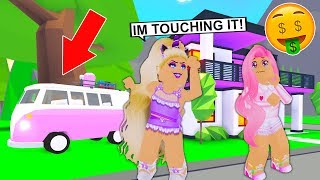My Best Friend Bought Me EVERYTHING I TOUCHED In Adopt Me! (Roblox)