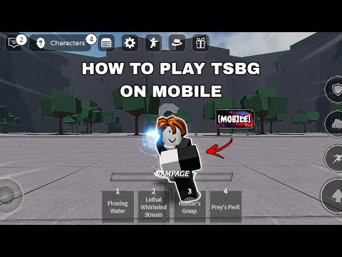 How To PLAY TSBG on MOBILE!! (The Strongest Battlegrounds)