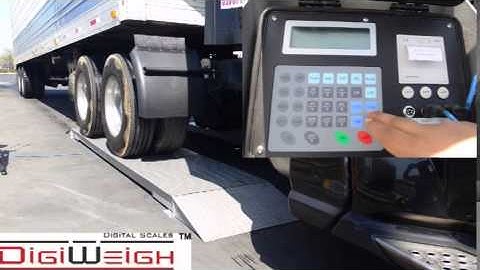 DIGIWEIGH truck scale demo video