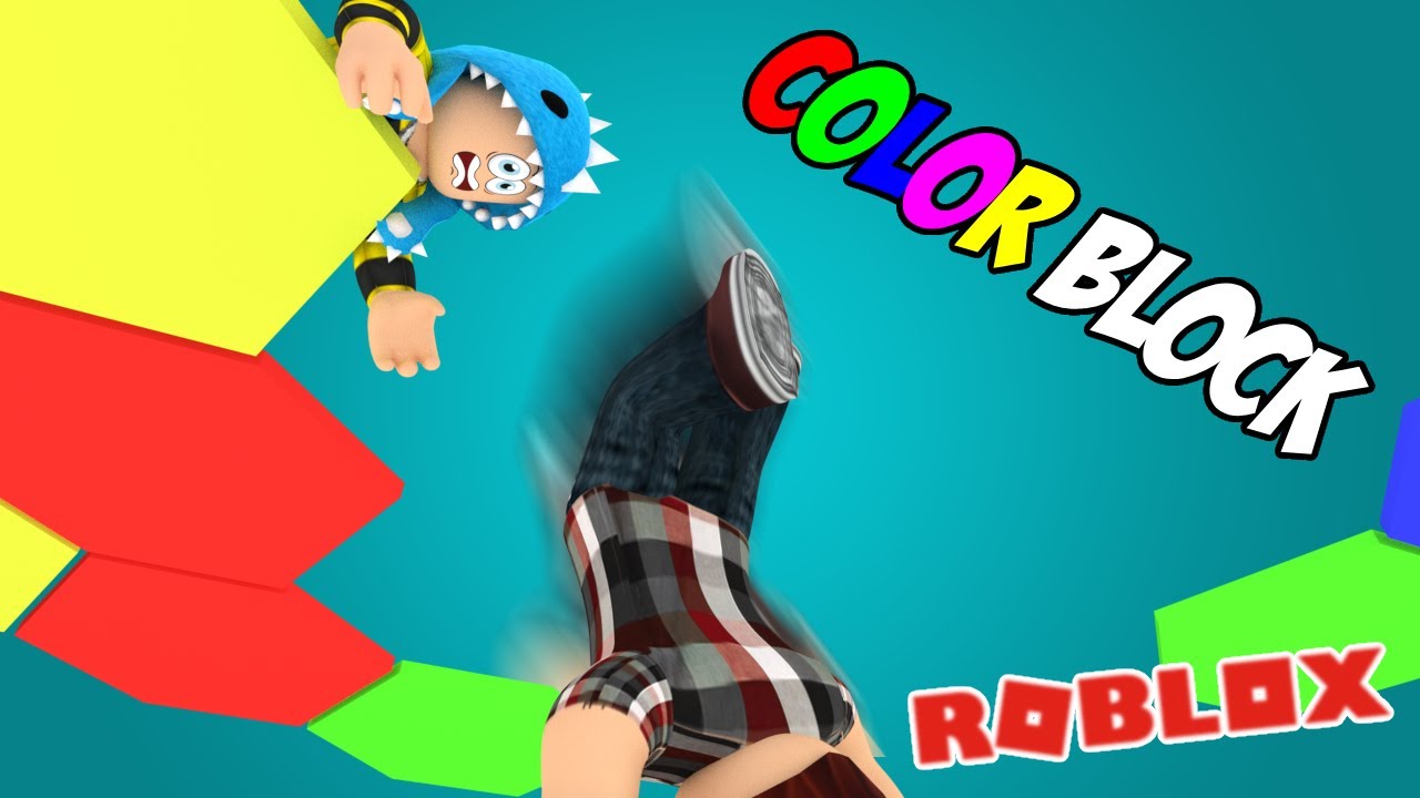 LE GANÉ A ALANCITO jugando COLOR BLOCK | Color block en Roblox - YouTube
