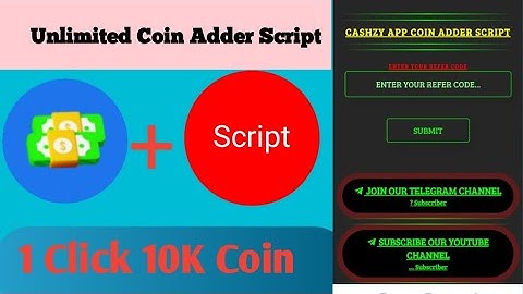 Cashzy App Script | Cashzy App Refer Script | CashZy App Script | refer script today | Cashzy App