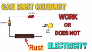 Will rust conduct electricity | Watch full video.