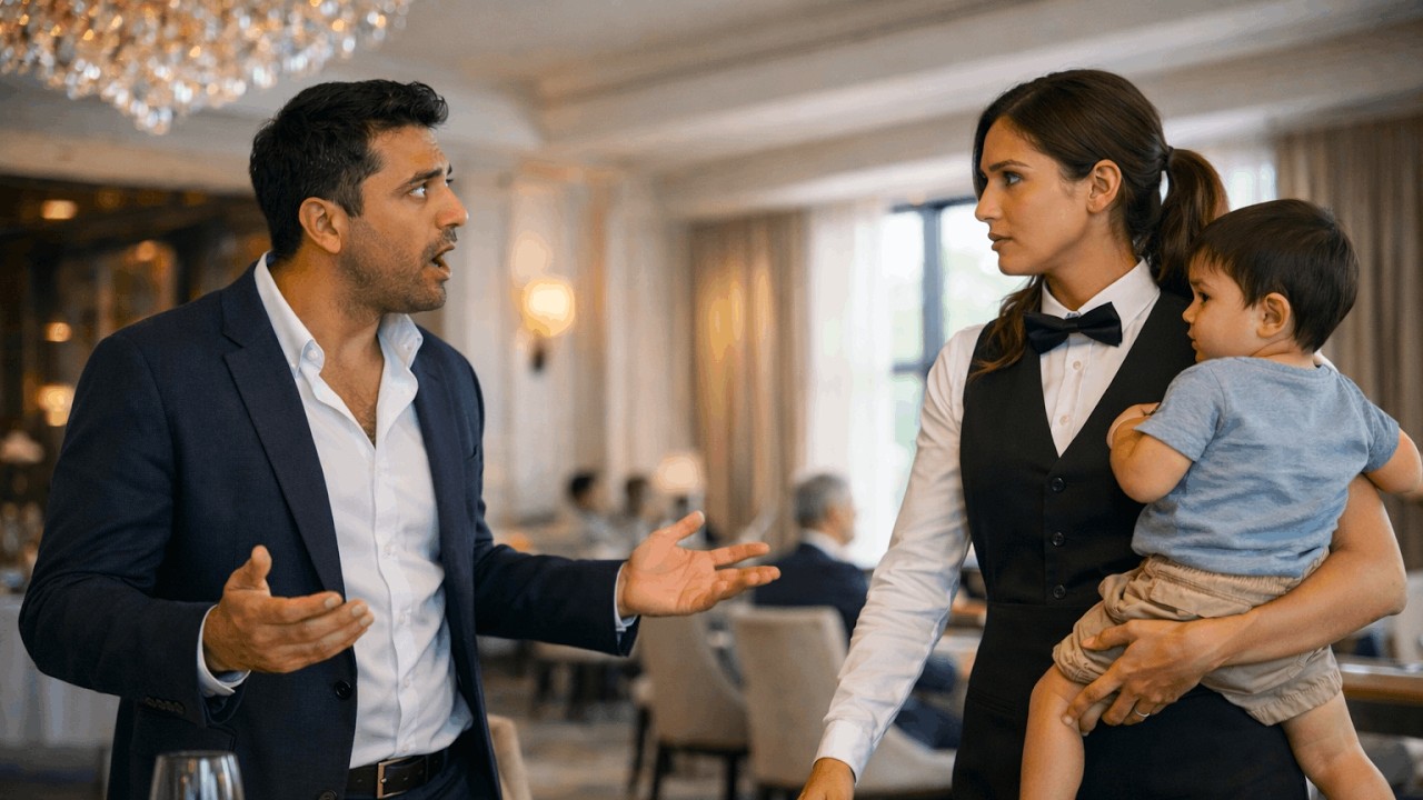 He Thought It Was Just Dinner — Until His Ex Served Him With His Child in Her Arms