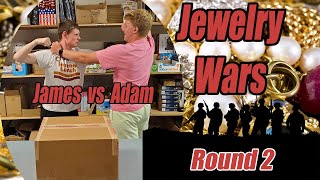 Unboxing Jewelry Wars Round 2 James vs Adam -The Guys Give there comments on Jewelry it&#39;s really fun