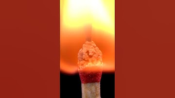 Burn the match with the molten nail #closeup #macrovideo #burn #macro