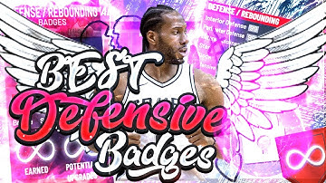 BEST DEFENSIVE / LOCKDOWN BADGES NBA 2K20!! BADGES WILL MAKE YOU A PURE LOCKDOWN 2K20! BEST BADGES!!