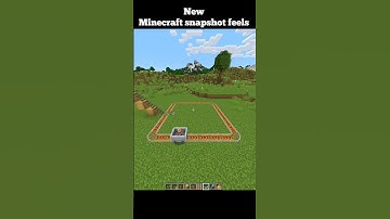 New Minecraft  Snapshot Is Crazy 💀 #minecraft #shorts #memes