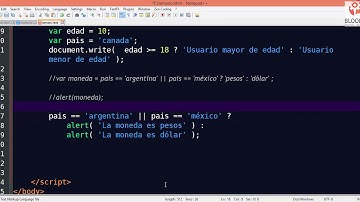 Curso Javascript U1·21 - Operador ternario
