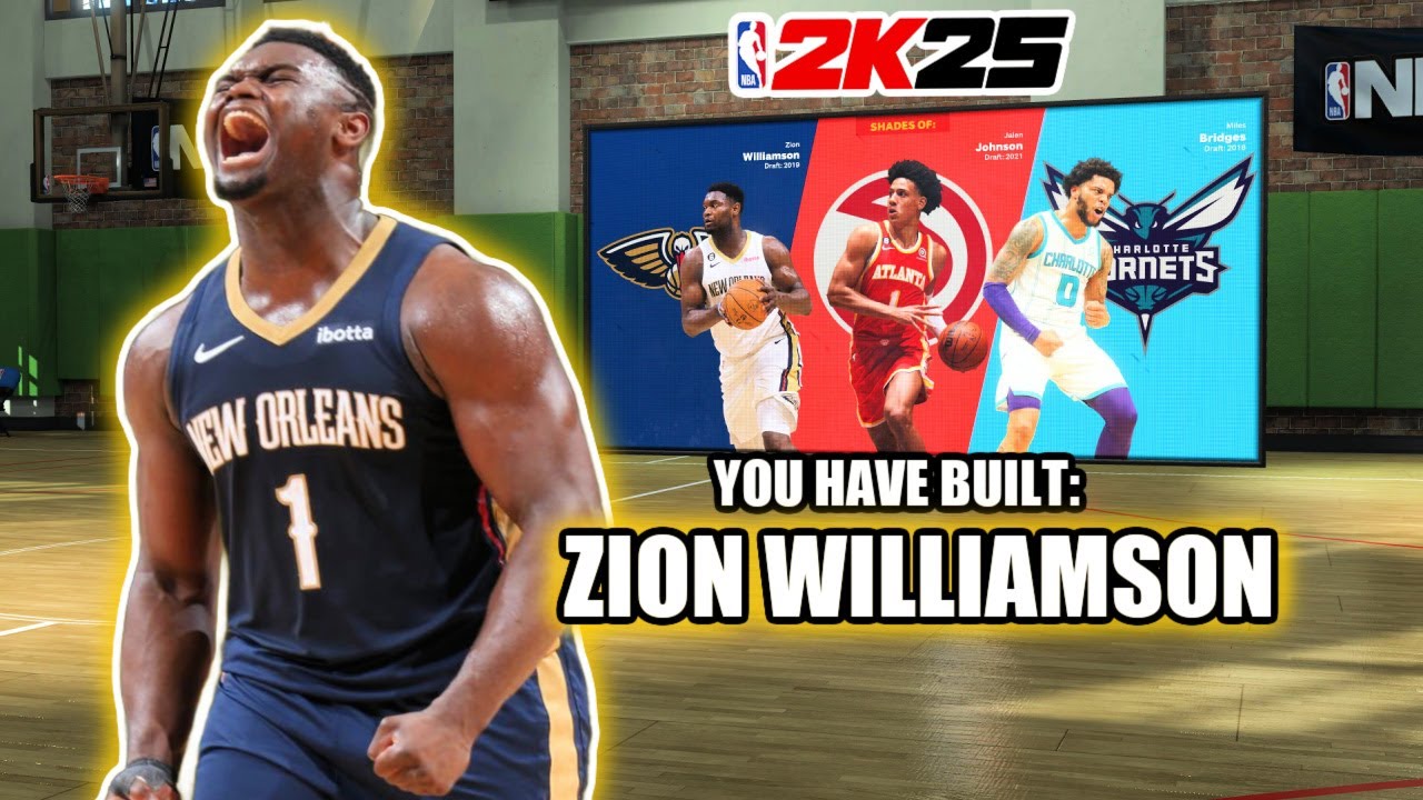 Best ZION WILLIAMSON Build in NBA 2K25 OLD GEN (PS4)