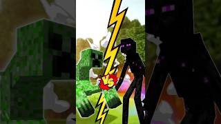 Mutant Creeper Vs Enderman  Mob Battle shorts minecraft short