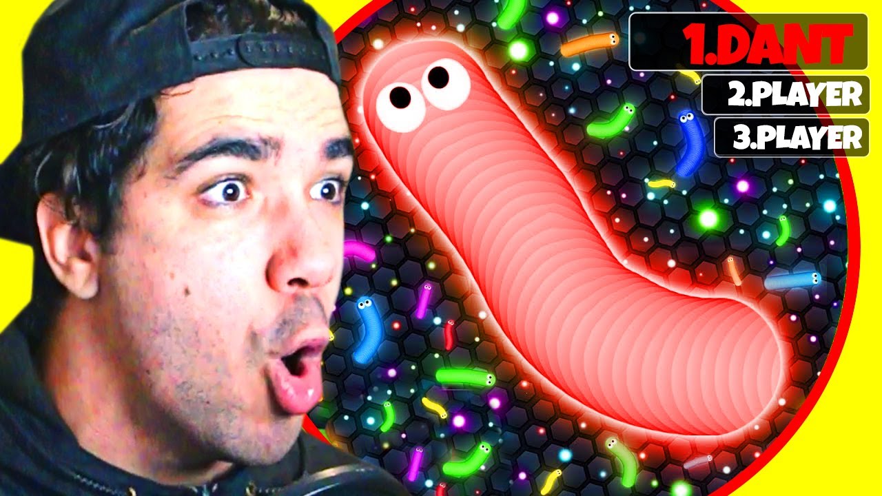 TENTEI TORNAR-ME A MAIOR COBRA no SLITHER.IO