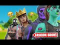 STREAM SNIPING Fortnite FASHION SHOWS and this happened... (super funny)