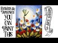 Easy Wheat Flowers and Dragonfly Acrylic painting step by step 🦋🌾 | TheArtSherpa