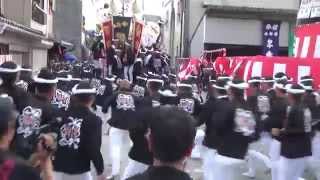 20150920 00137 本宮午後曳行 貝源 中の濱町 岸和田だんじり祭