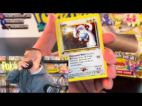 YOU WON'T BELIEVE THIS.  (1st Edition Neo Genesis Booster Box Recap)