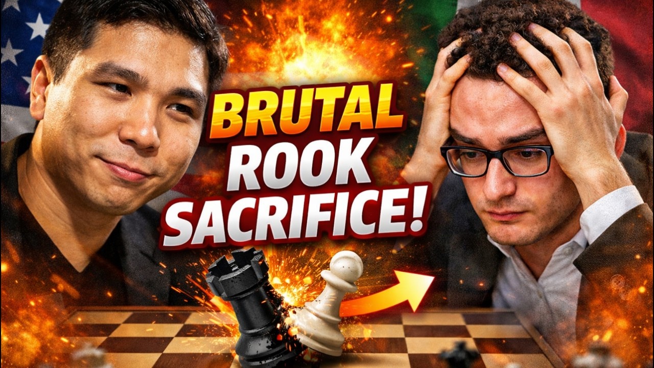 Super Rook Wesley So’s Rook Sacrifice Crushes Super GM Caruana in a Brutal Attack ...