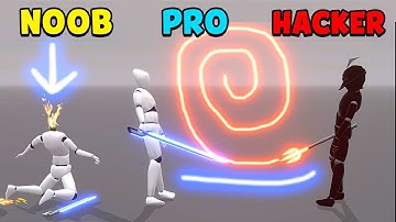 NOOB vs PRO vs HACKER - Draw Saber