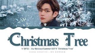 V (BTS) - 'Christmas Tree' (Our Beloved Summer OST 5) Lyrics Color Coded (Han/Rom/Eng) |@HansaGame Resimi