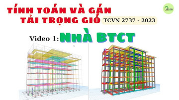 Tính Tải Trọng Gió theo TCVN 2737 2023  - Video1 nhà BTCT   Đầy đủ file Excel, bản vẽ, Etabs, Sap