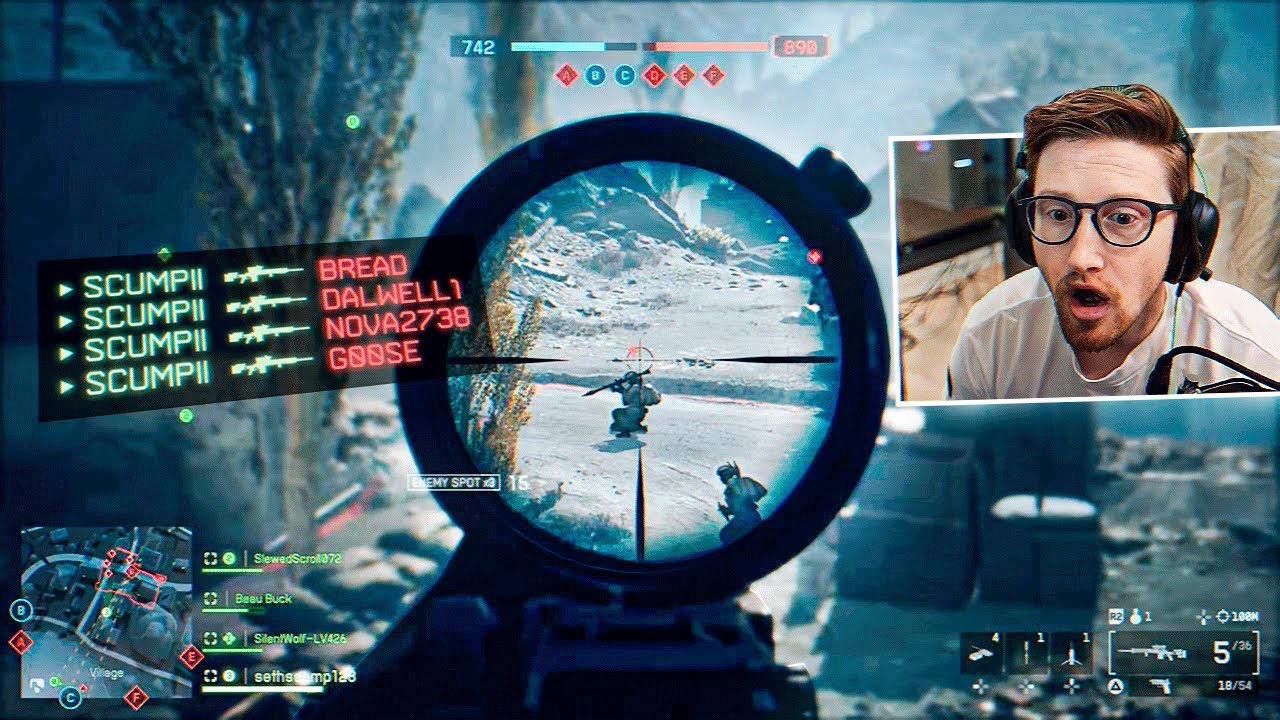 КОГДА СКАМП ПОДБИРАЕТ СНАЙПЕРА В BATTLEFIELD 6