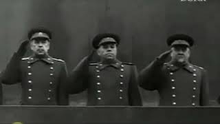 State Anthem of USSR | 1952 Revolution Day [Rare Footage]