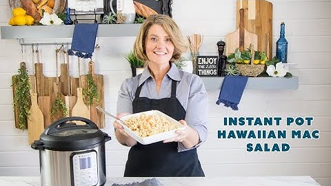 How to make Hawaiian Mac Salad in the Instant Pot!