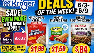     Kroger Deals 6/3-6/9 🔥 Best Grocery Deals This Week + Ibotta & Fetch Money Makers!