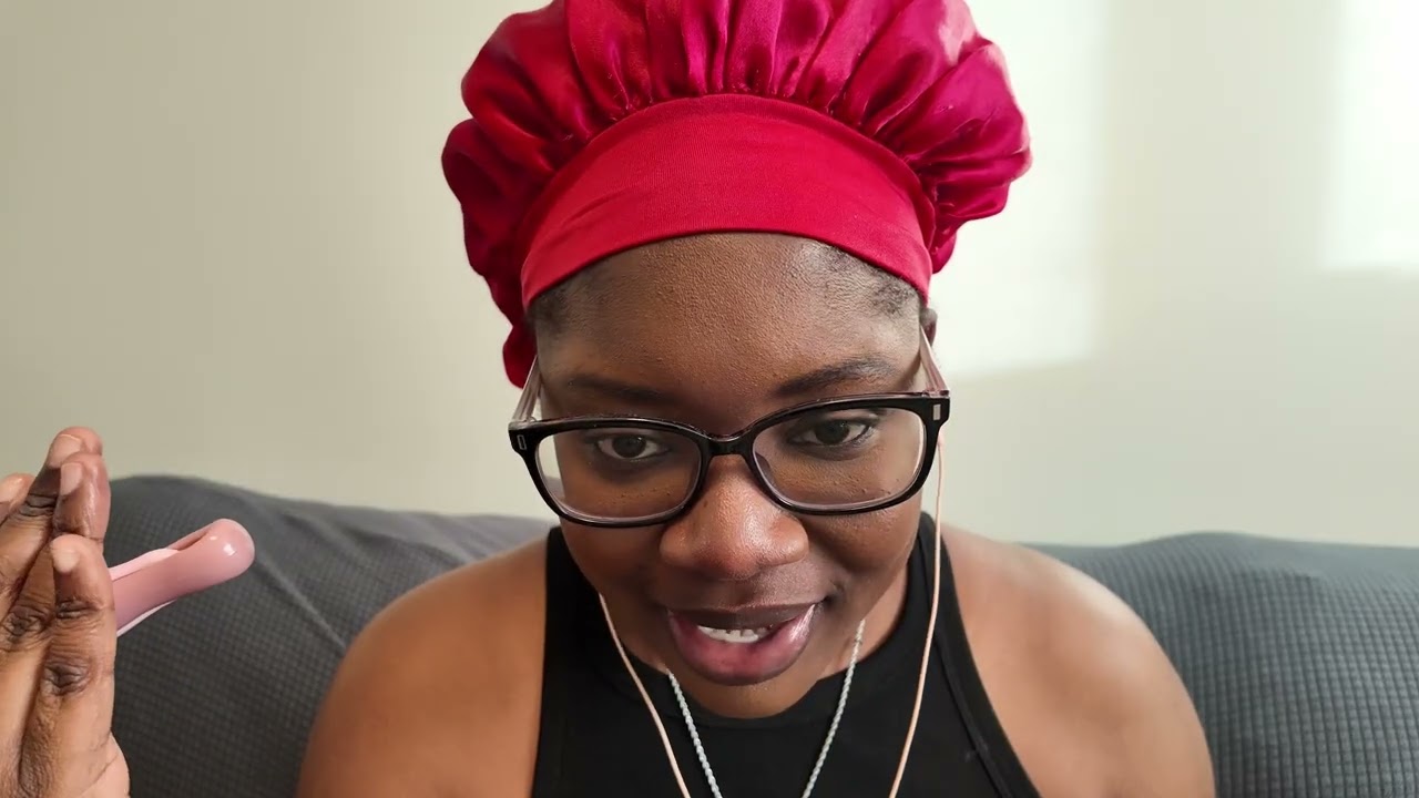 Massaging your head and brushing your hair