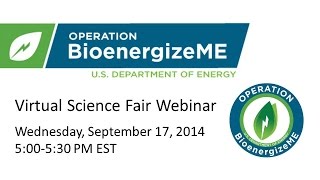 #BioenergizeME Virtual Science Fair Webinar