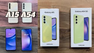 Samsu Galaxy A15 vs Samsung Galaxy A54