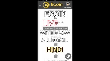 ECOIN WITHDRAW LIVE AND HOW TO LINK WITH TELOS WALLET AND LINK WITH TELEGRAM IN HINDI