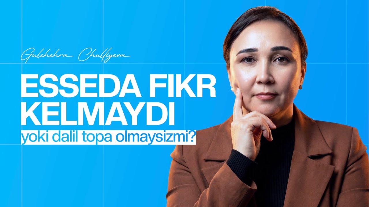 ESSEDA FIKR KELMAYDI YOKI DALIL TOPA OLMAYAPSIZMI?