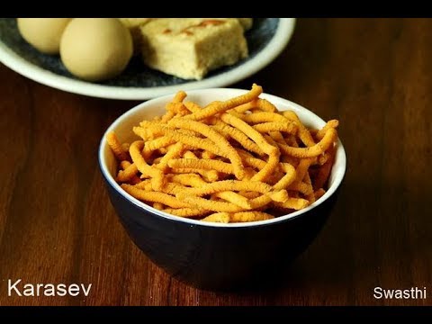 Karasev recipe   Spicy Besan sev   Diwali snacks recipes