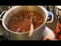 Hot and Spicy Chili with Kidney Beans and Pinto Beans