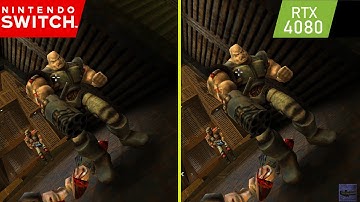 Quake 2 Remastered Nintendo Switch vs RTX 4080 Graphics Comparison