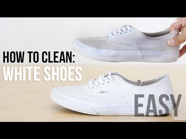 how can i make my vans white again