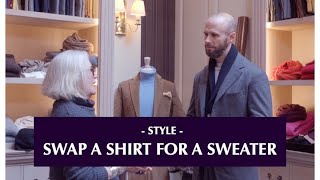 Swapping A Shirt For A Sweater