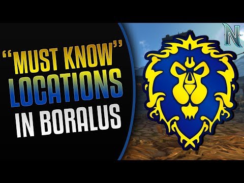 ⚓ IMPORTANT LOCATIONS in Boralus [Kul Tiras] - Battle For Azeroth ⚓ (FOR THE ALLIANCE!)
