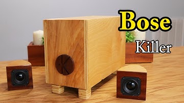 Better Than Bose Cube Subwoofer - Kartesian Sub120 vHP-F