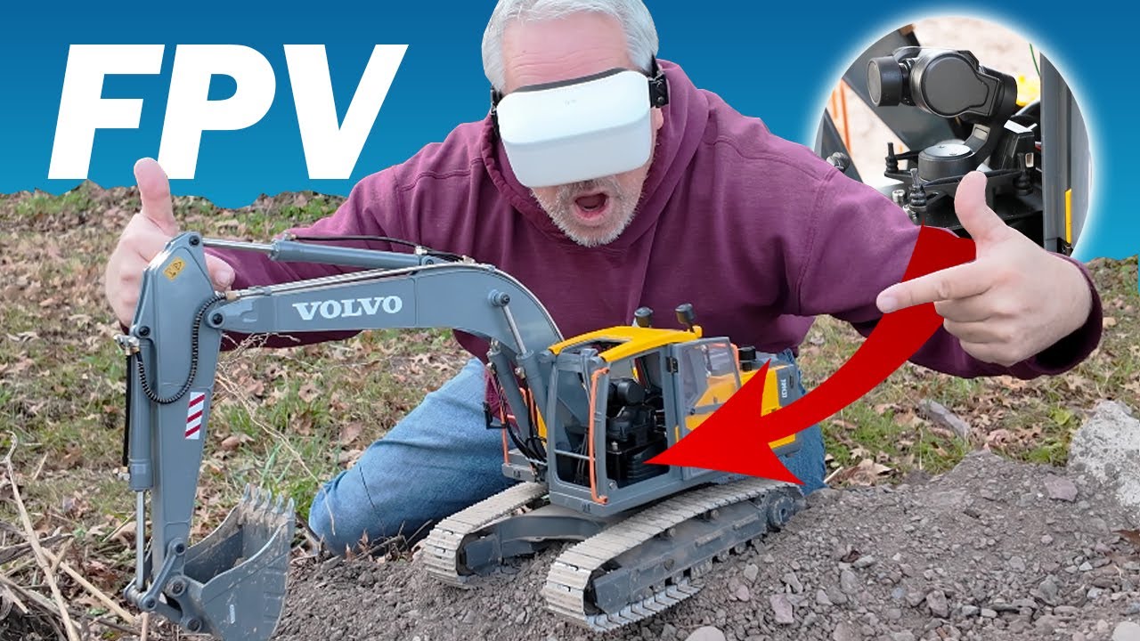 How to build a FPV RC hydraulic Excavator and update Walksnail firmware