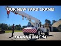 We Upgraded Our Yard Crane Franna MAC 14 Workshop Machinery We Upgraded Our Yard Crane Franna MAC 14 Workshop Machinery
