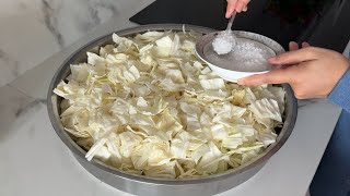 😱Asirlik Kütür Kütür Lahana Turşusu Tarifi 🤌B 12 Eksikse Bunu Yap 📣Prebiyotik Deposu Bu Turşuyu Yap