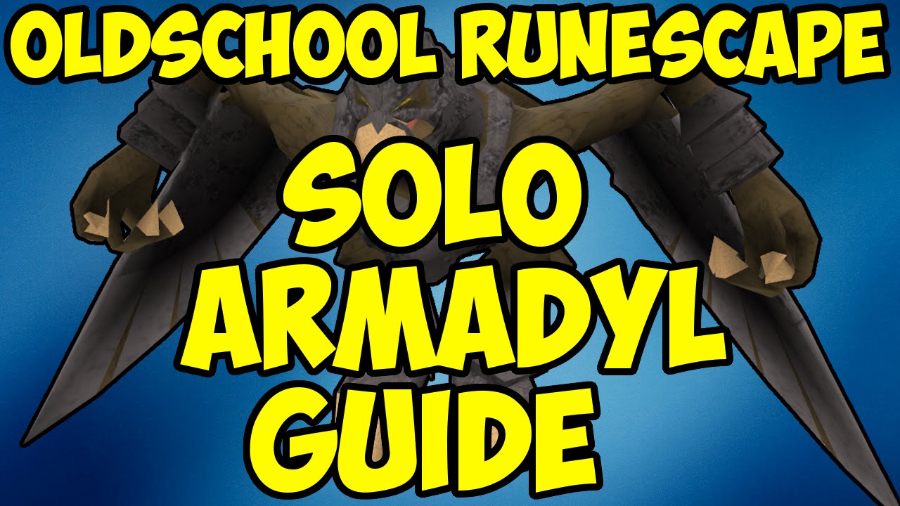 Oldschool Runescape - Solo Armadyl GWD Guide | 2007 Chinning Armadyl Guide - YouTube