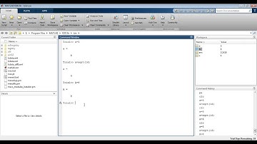 MATLAB 3.1 - Defining and Using Variables