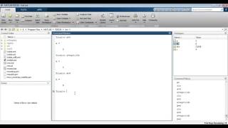 MATLAB 3.1 - Defining and Using Variables