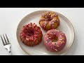 일본에서 배워온 촉촉한 바닐라 구운도넛 만들기, 간단한 디저트 만들기 : Baked Vanilla Doughnuts Recipe