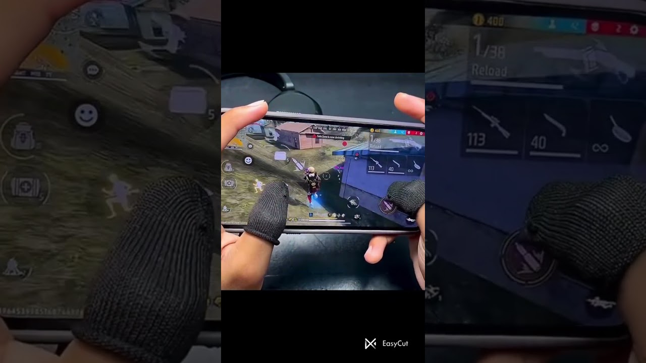 3 finger br mode free fire handcam gameplay 🔥