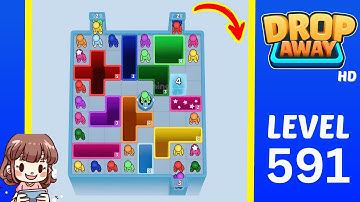 Drop Away Level 591 Solution Walkthrough
